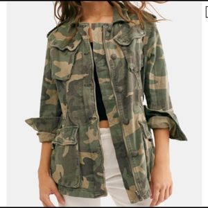 Free People Not Your Brothers Surplus Jacket